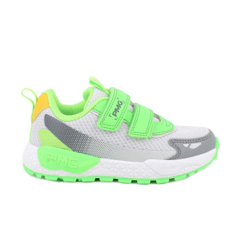 Deportivo para niño gris y verde con velcro Deportivo para niño gris y verde con velcro