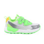 Sneakers for boys grey and green with velcro Sneakers for boys grey and green with velcro