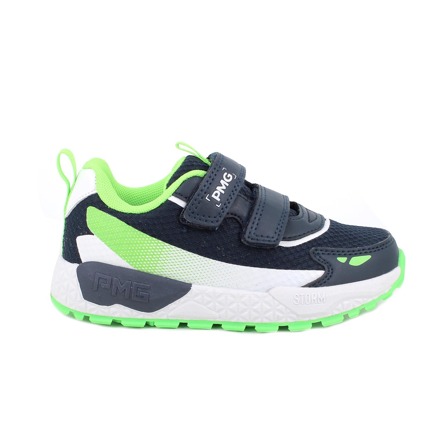 Sneakers for boys blue with velcro