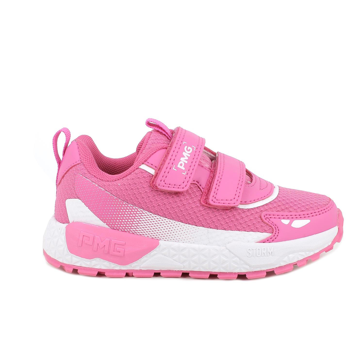 Sneaker pour fille fuxia avec velcro