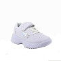 Deportivo para niña blanco con velcro Deportivo para niña blanco con velcro