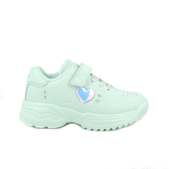 Sneakers for girls green with velcro Sneakers for girls green with velcro