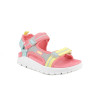 Sandale pour fille rose et jaune avec velcro Sandale pour fille rose et jaune avec velcro