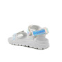 Sandale pour fille argent et blanc avec velcro Sandale pour fille argent et blanc avec velcro