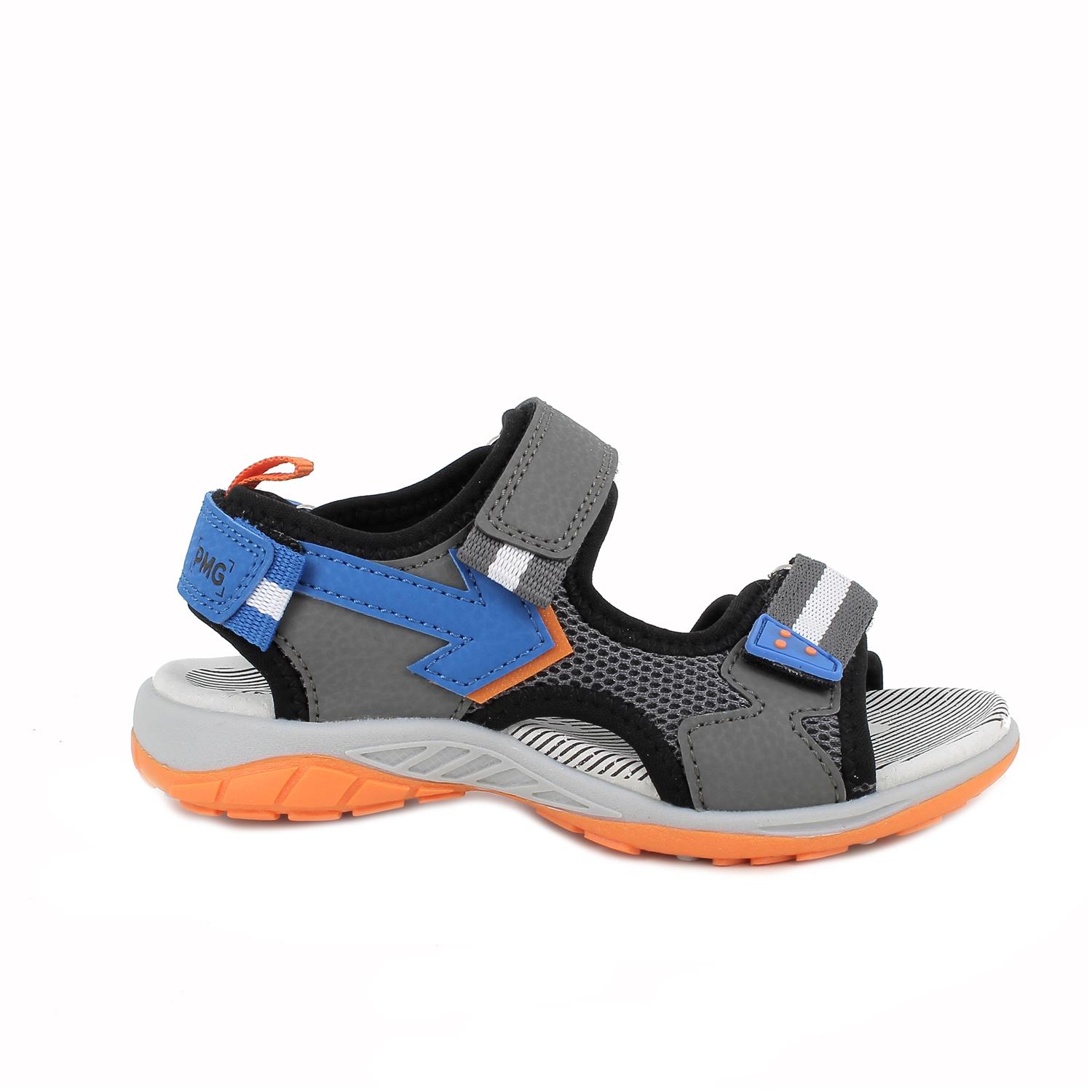 Sandals for boys grey with velcro