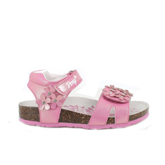Sandale pour fille fuxia avec velcro Sandale pour fille fuxia avec velcro