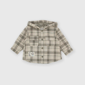 Jungen Hemd in Baumwolle Beige Jungen Hemd in Baumwolle Beige