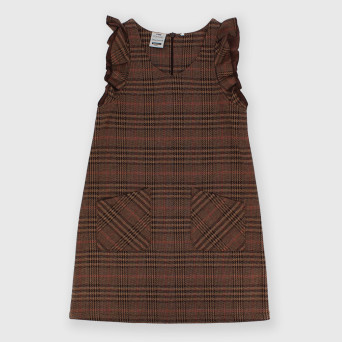 Mädchen Kleid Braun Mädchen Kleid Braun