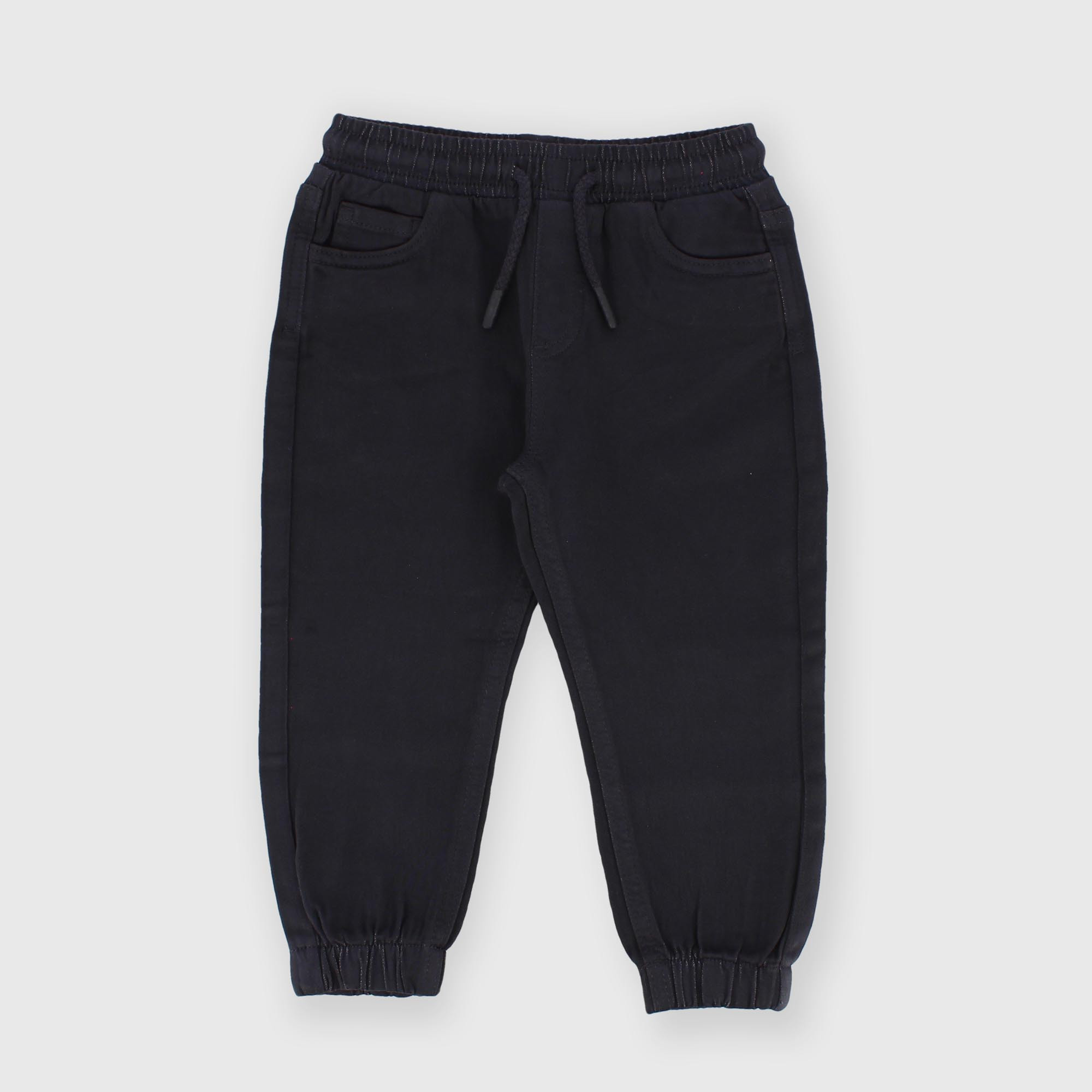 Pantalone in cotone da bambino blu