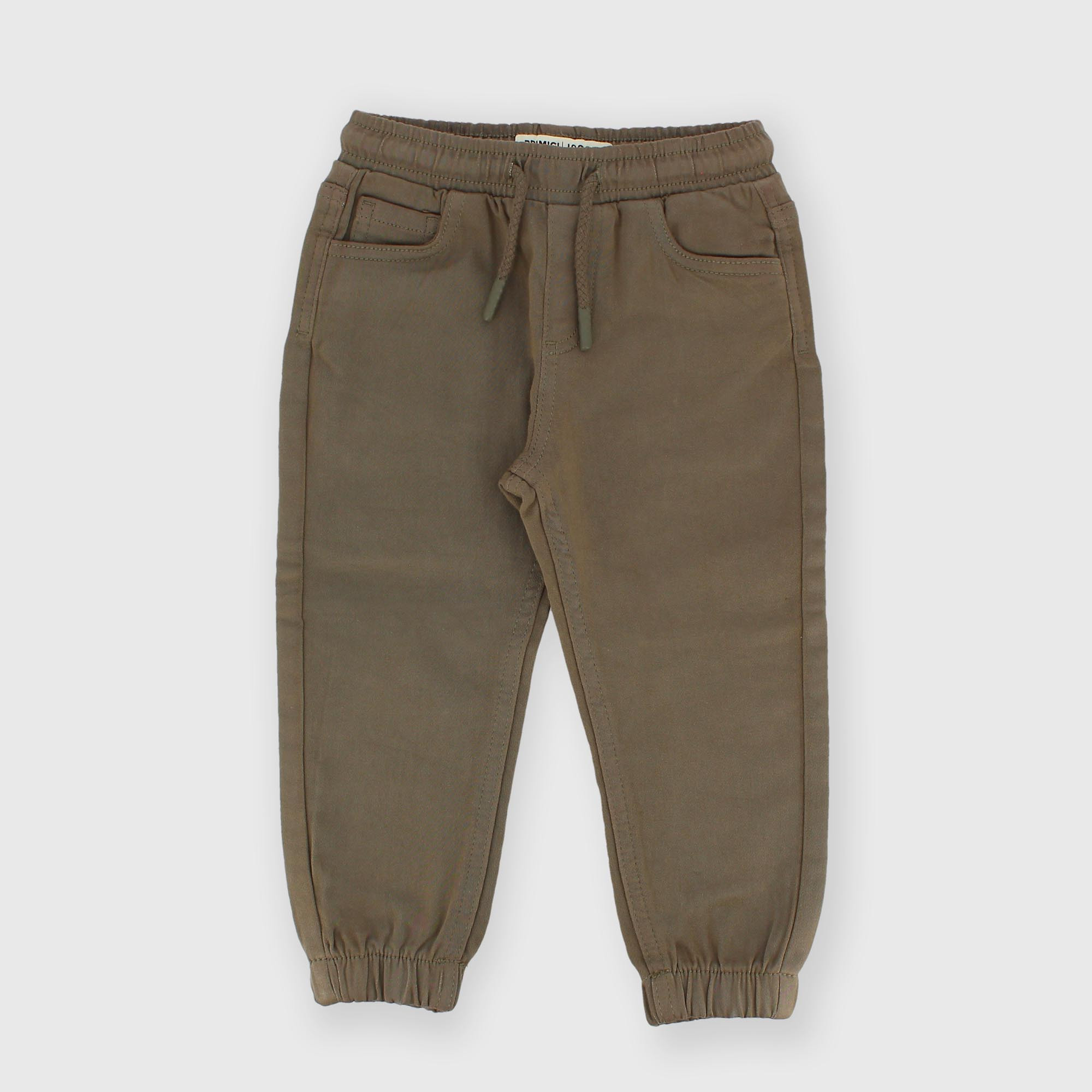 Pantalone in cotone da bambino verde