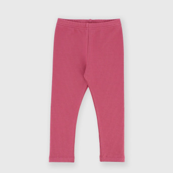 Leggings in costina da bambina rosa Leggings in costina da bambina rosa