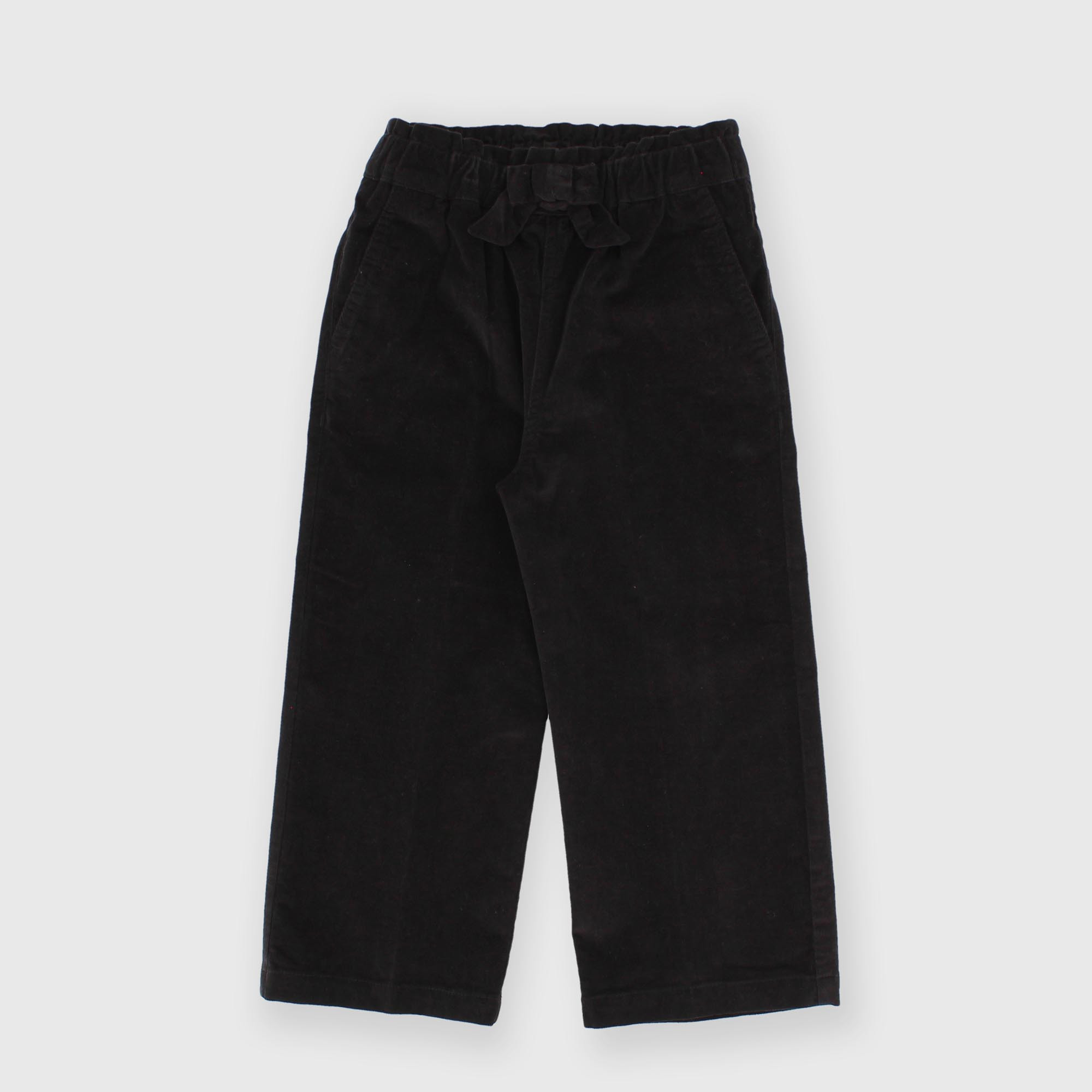 Pantalone&#x20;in&#x20;velluto&#x20;da&#x20;bambina&#x20;nero