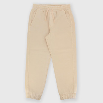 Pantalón de gabardina para niño beige Pantalón de gabardina para niño beige