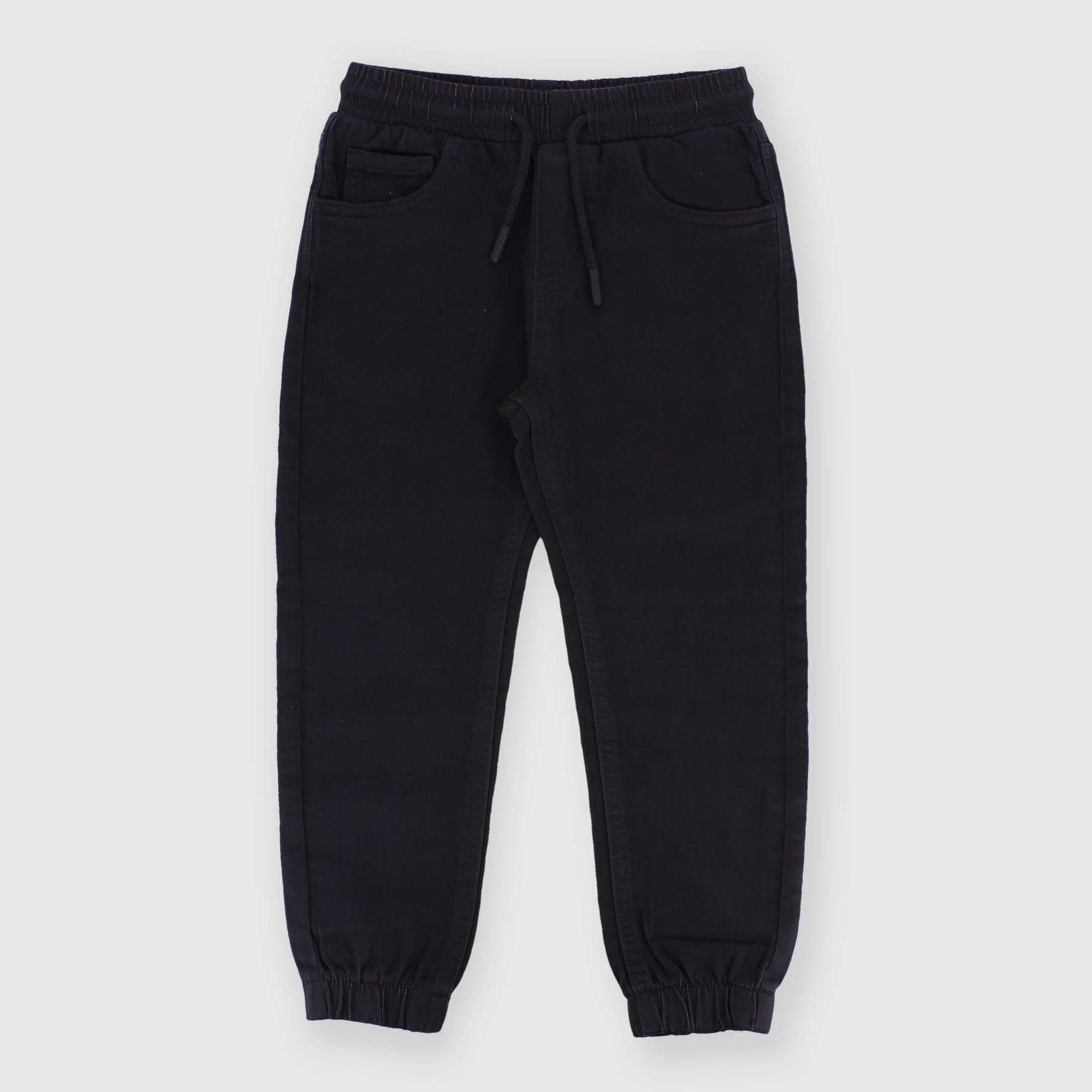 Pantalone in cotone da bambino blu