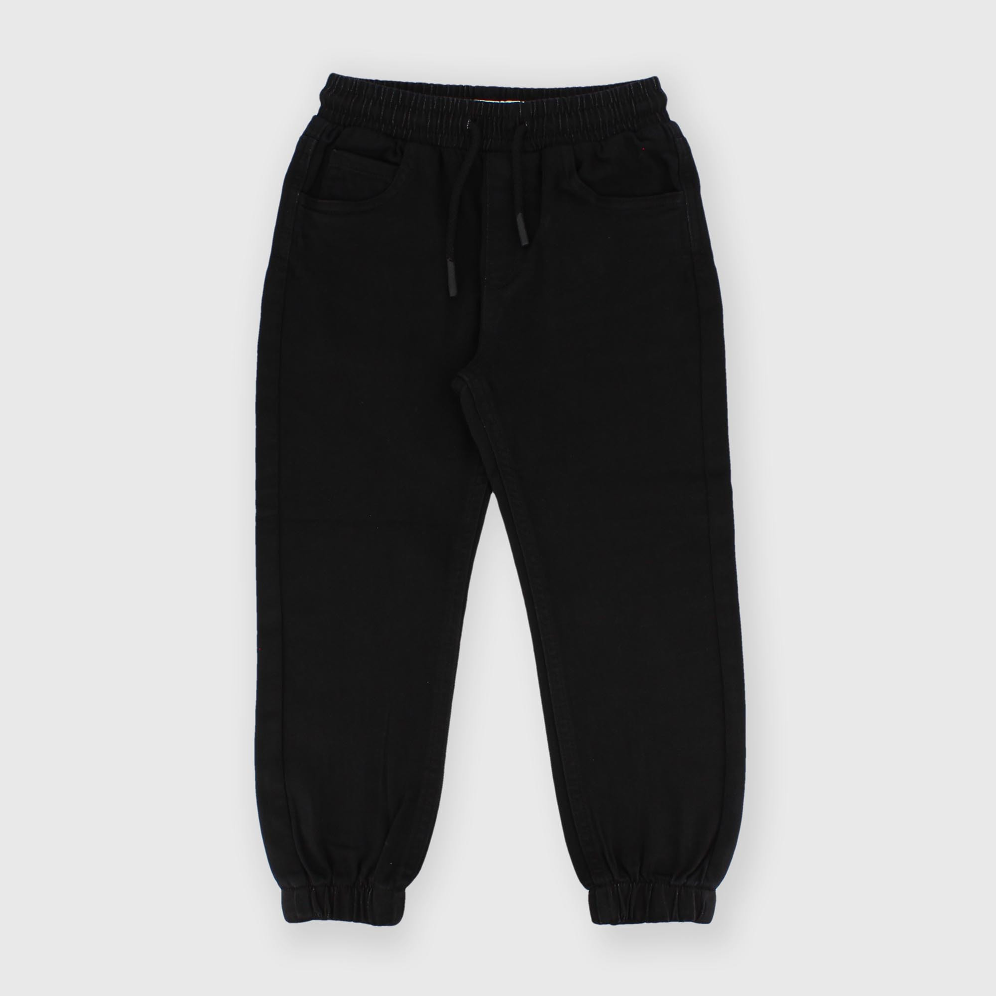 Pantalone in cotone da bambino nero