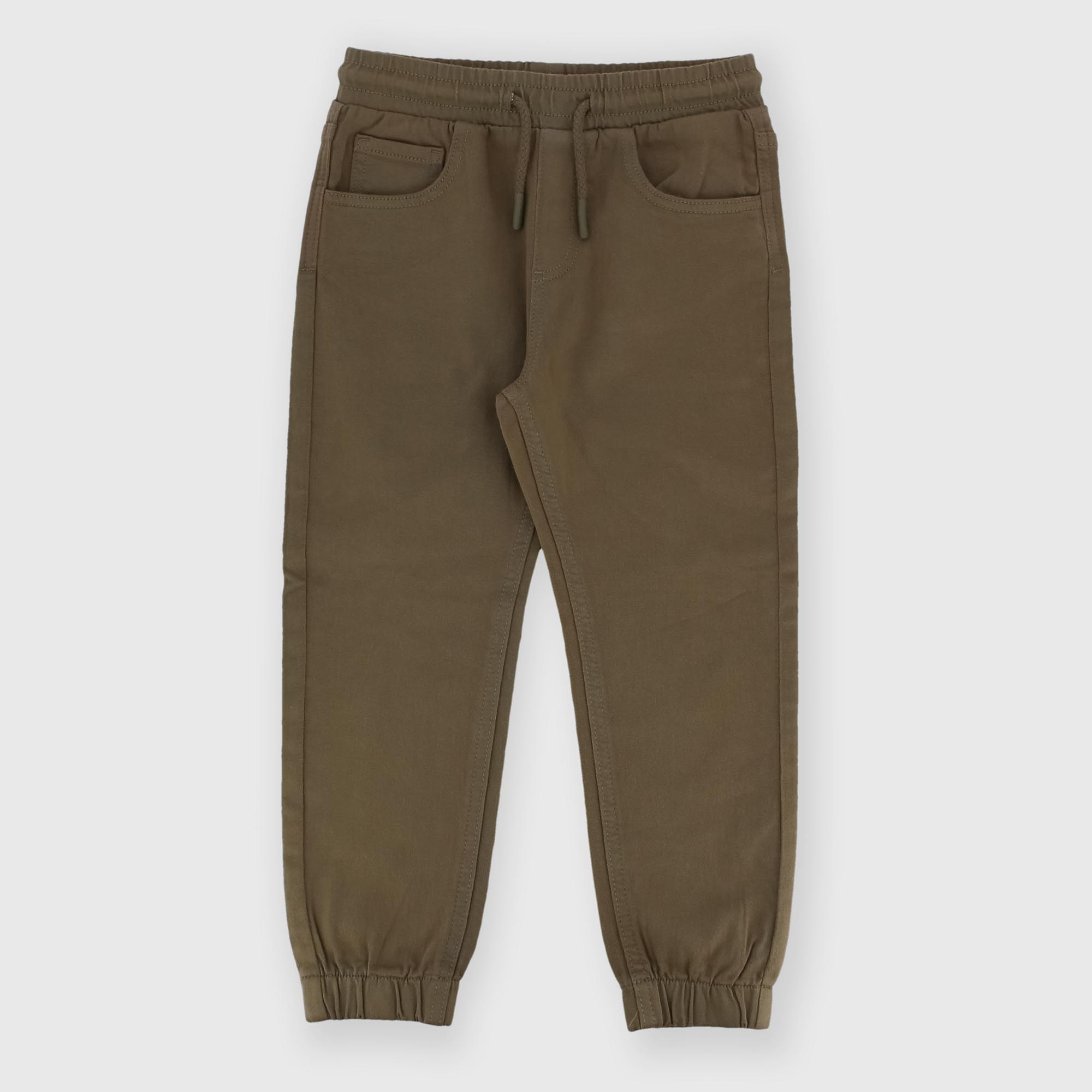 Pantalone in cotone da bambino verde