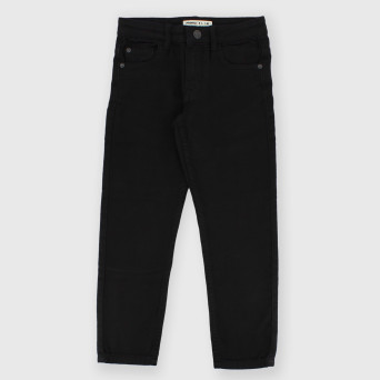 Pantalón de algodón para niño negro Pantalón de algodón para niño negro