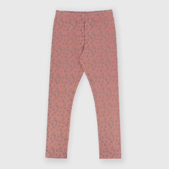 Leggings in jersey da bambina rosa Leggings in jersey da bambina rosa