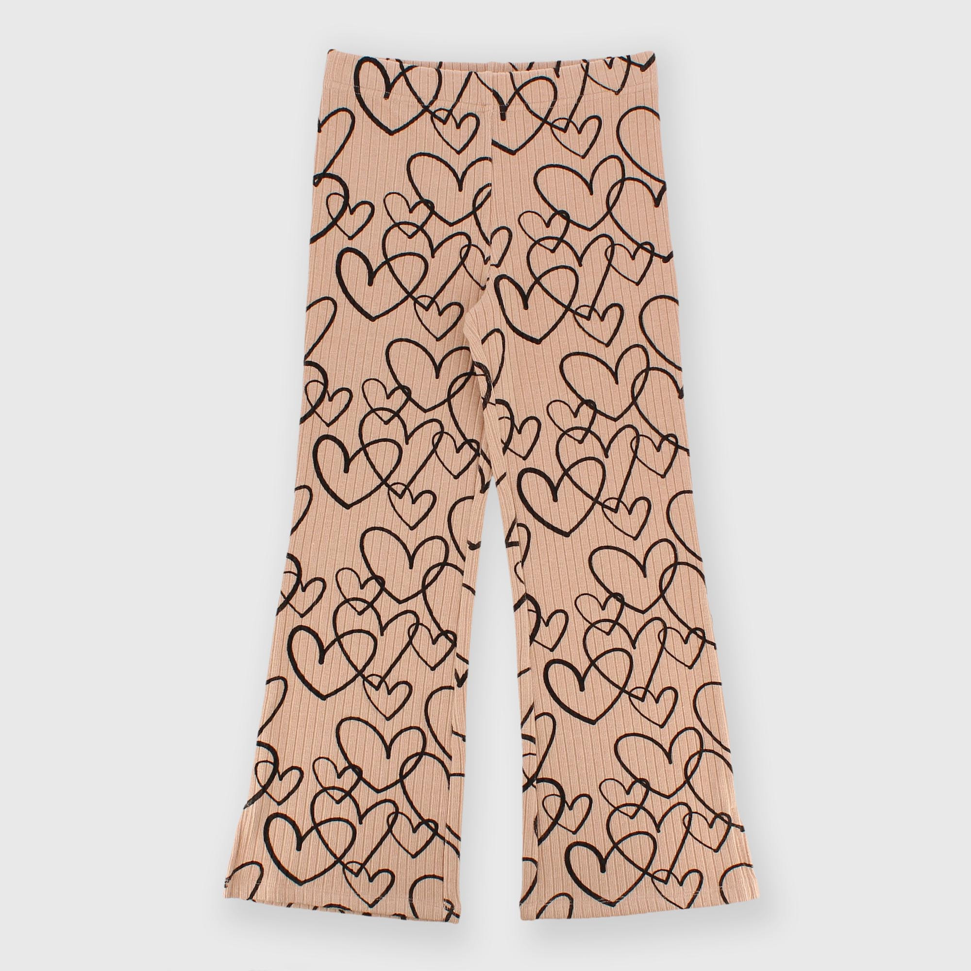 Mädchen Leggings in Feinripp Rosa