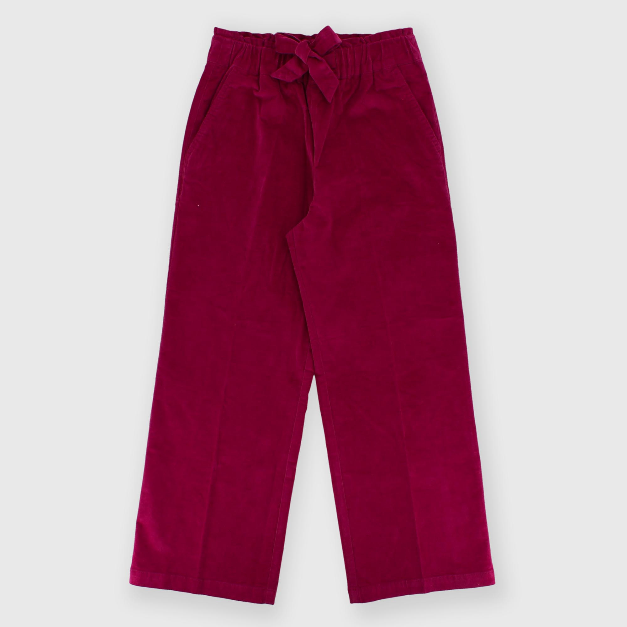 Pantalone&#x20;in&#x20;velluto&#x20;da&#x20;bambina&#x20;rosa