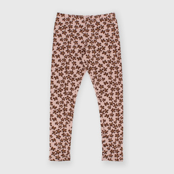 Leggings in felpa da bambina rosa Leggings in felpa da bambina rosa