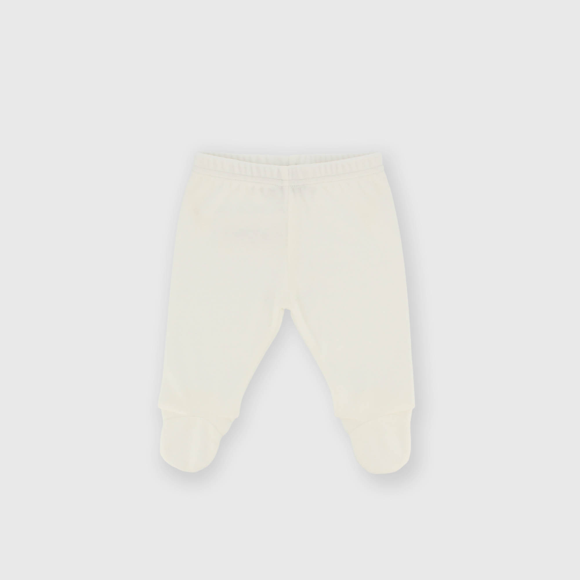 Pantalone in ciniglia da bambino bianco