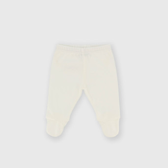 Pantalón de felpilla para niño blanco Pantalón de felpilla para niño blanco
