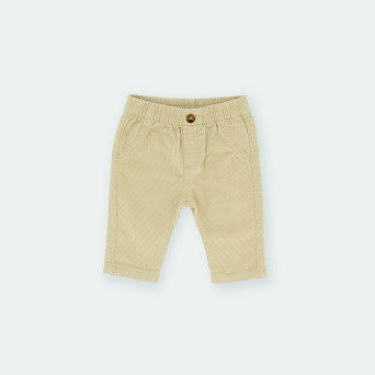 Jungen Hose in Samt Beige Jungen Hose in Samt Beige
