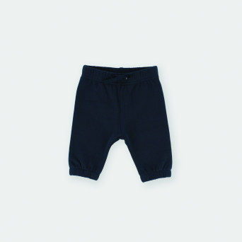 Jungen Hose in Plüsch Blau Jungen Hose in Plüsch Blau