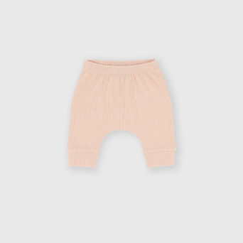 Pantalone in costina da bambina rosa Pantalone in costina da bambina rosa