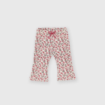 Pantalone in felpa da bambina bianco Pantalone in felpa da bambina bianco