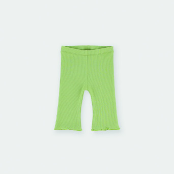Pantalon en côtelé pour fillette vert Pantalon en côtelé pour fillette vert