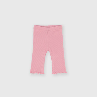 Pantalone in costina da bambina rosa Pantalone in costina da bambina rosa