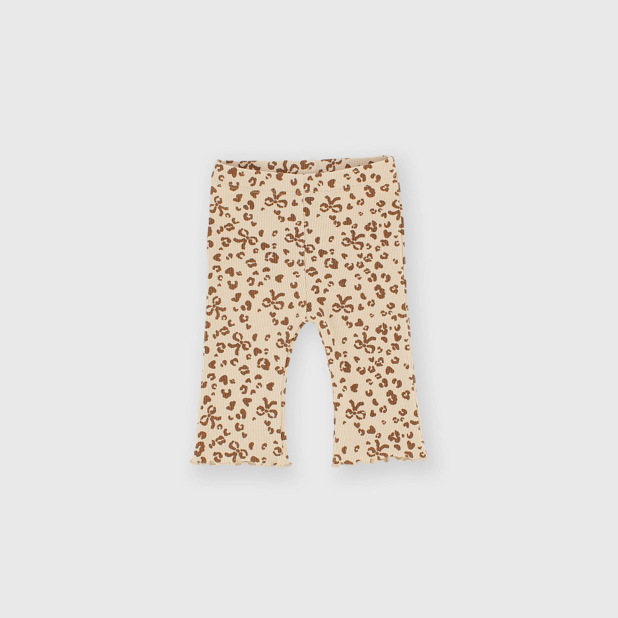 Pantalone&#x20;in&#x20;costina&#x20;da&#x20;bambina&#x20;beige