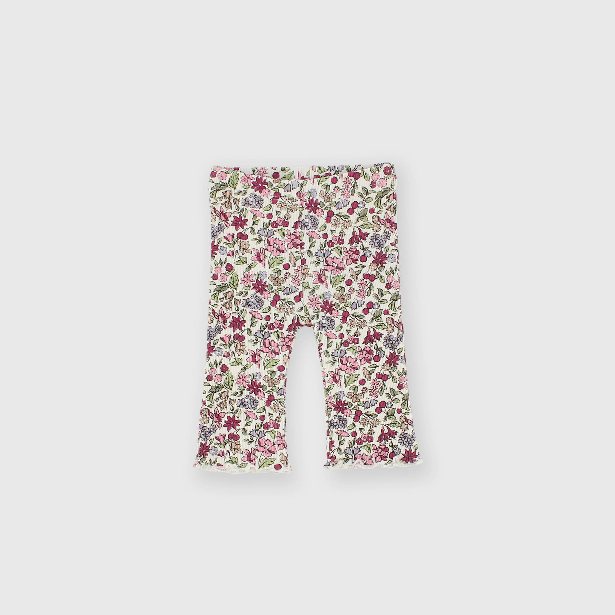 Pantalone&#x20;in&#x20;costina&#x20;da&#x20;bambina&#x20;bianco