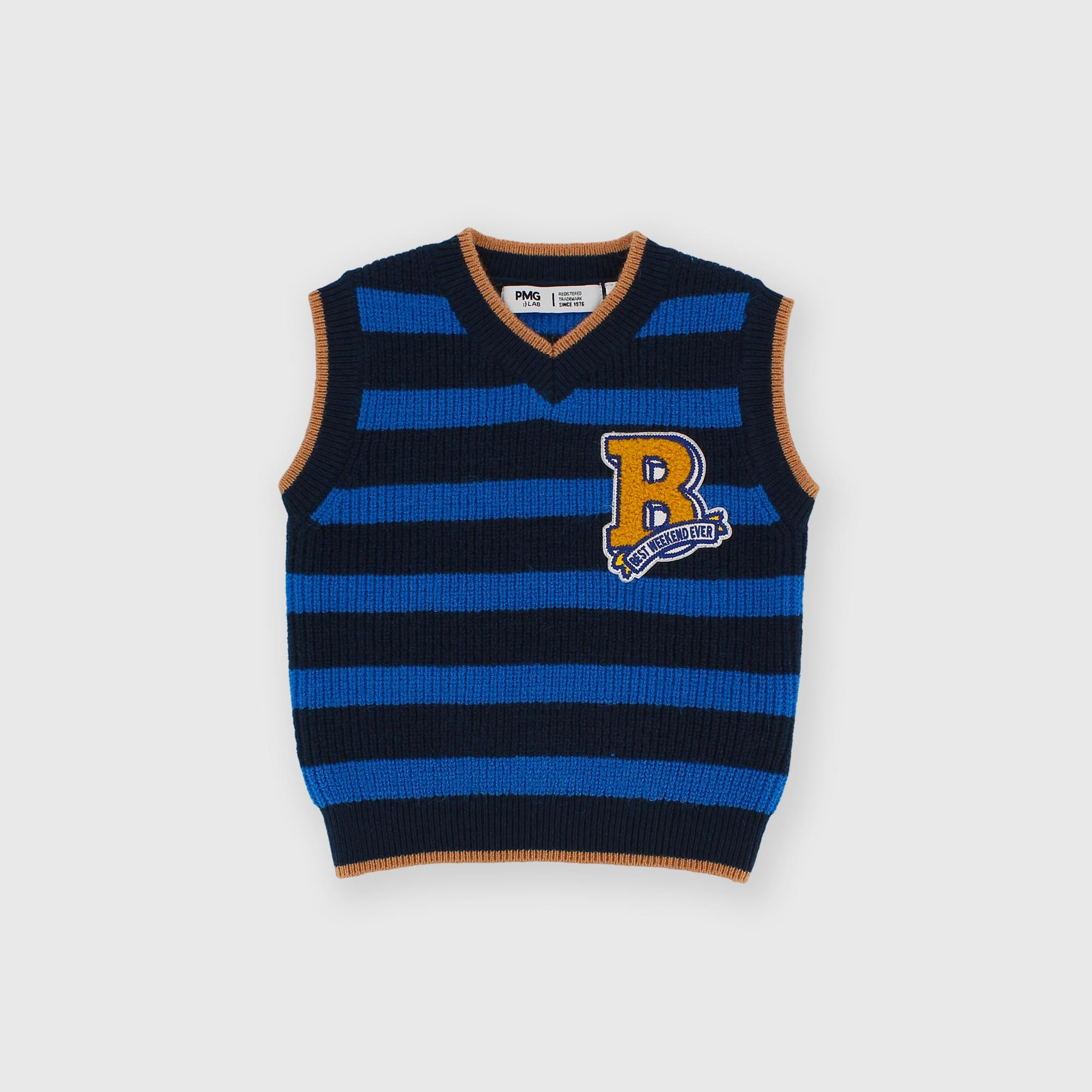 Vest for boy blue