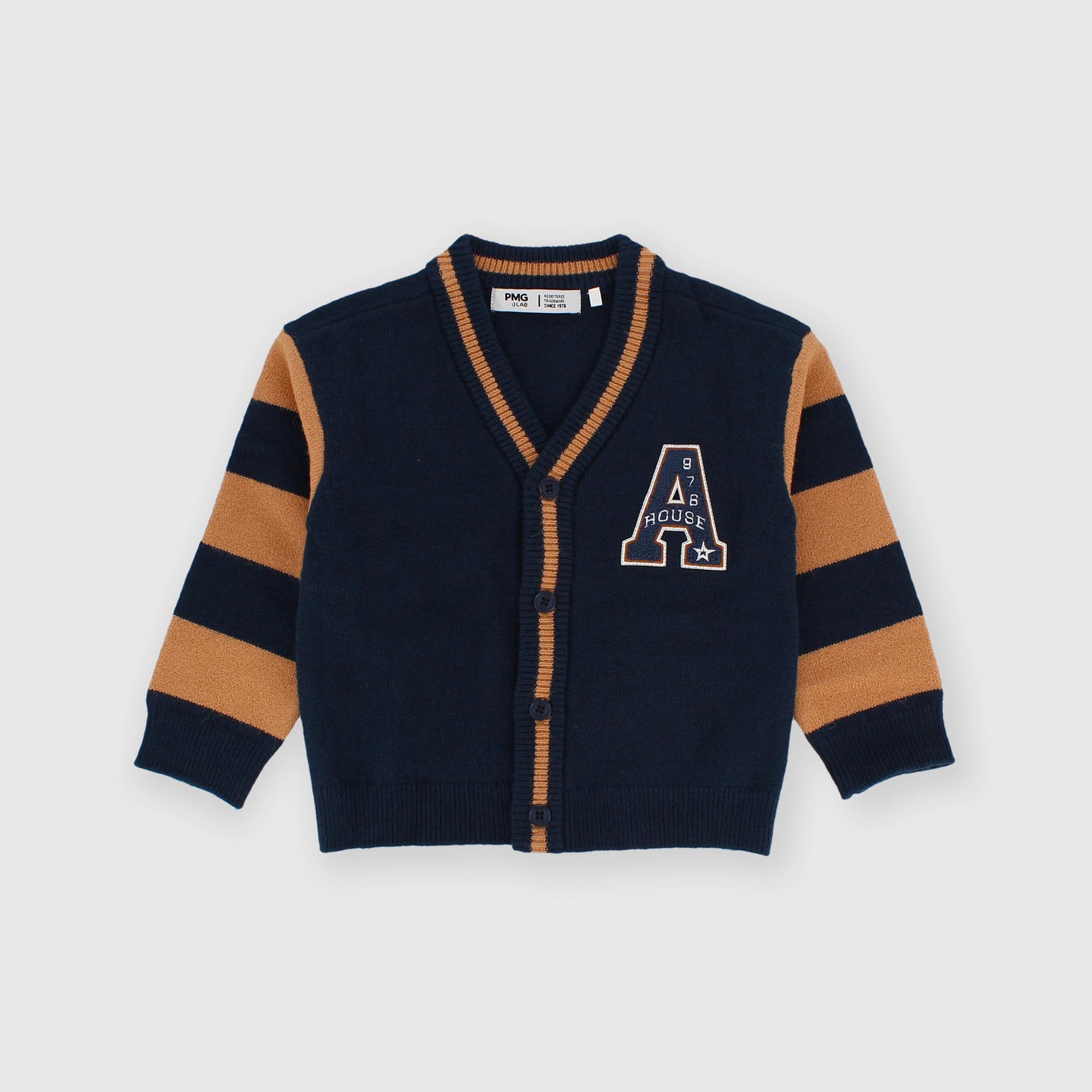 Cardigan for boy blue