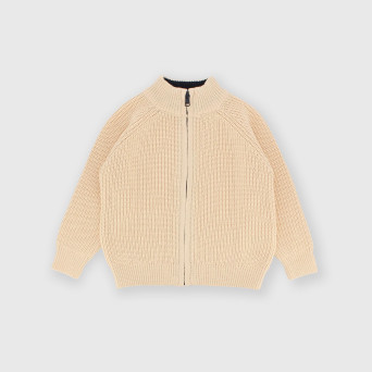 Cardigan da bambino beige Cardigan da bambino beige