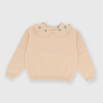 Jersey para niña beige Jersey para niña beige
