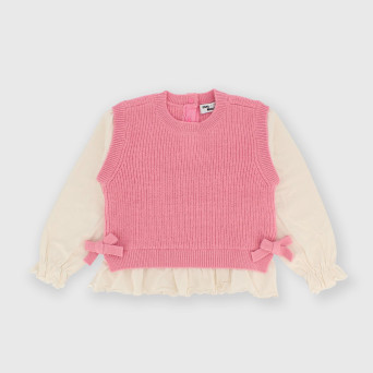 Jersey para niña rosa Jersey para niña rosa