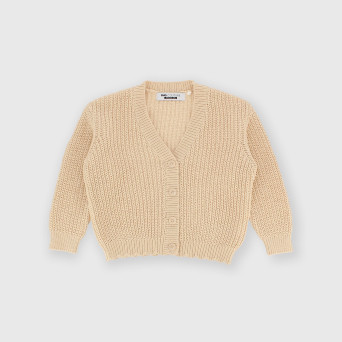 Cardigan da bambina beige Cardigan da bambina beige