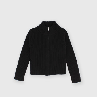 Mädchen Strickjacke Schwarz Mädchen Strickjacke Schwarz
