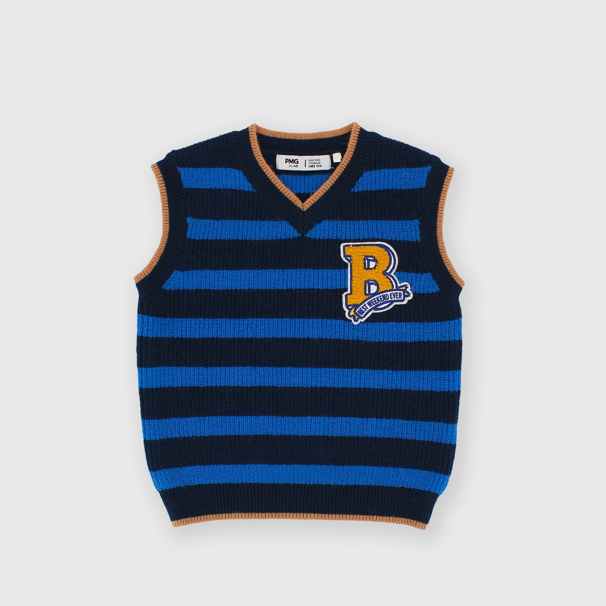 Vest for boy blue