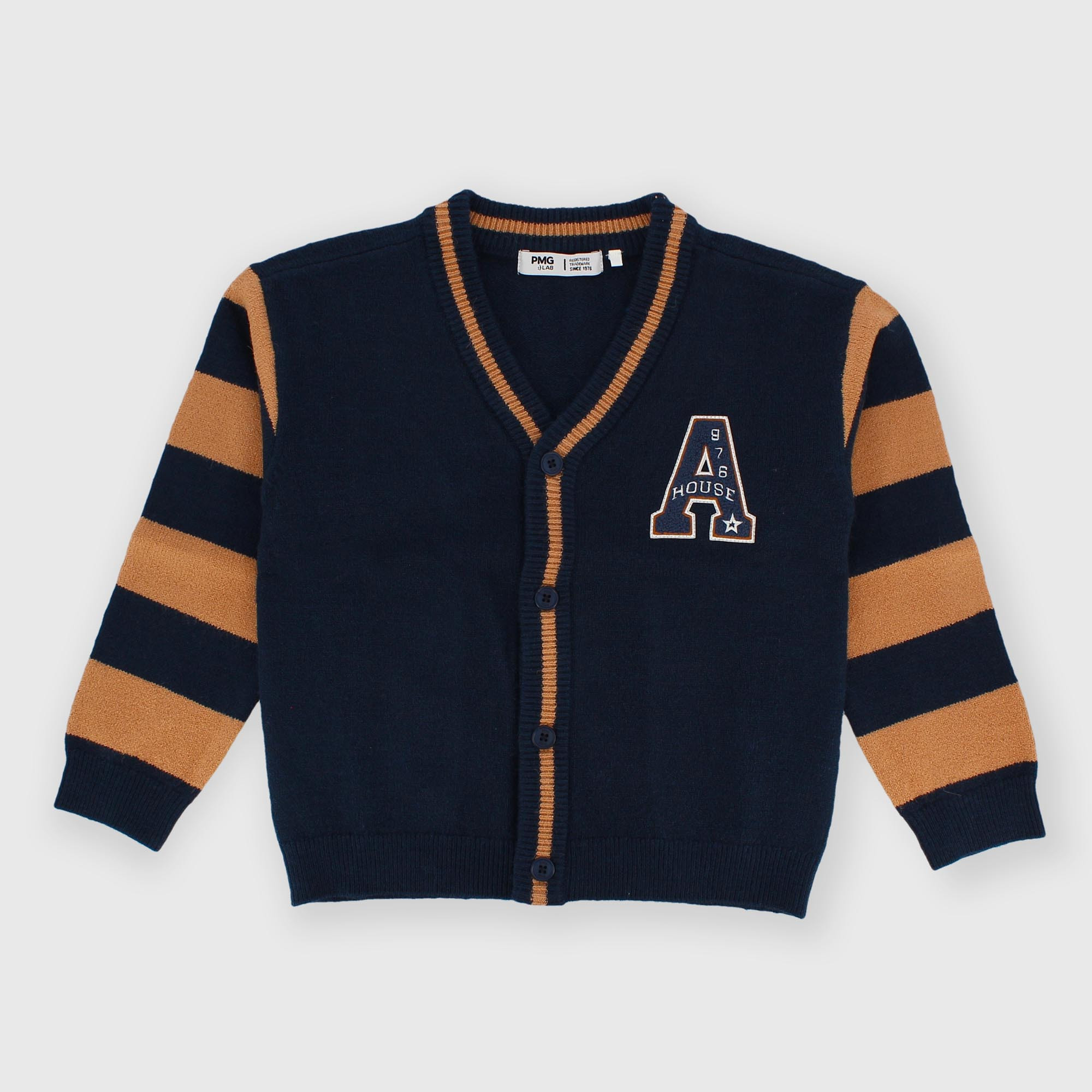 Cardigan for boy blue