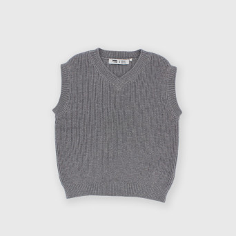 Gilet da bambino grigio Gilet da bambino grigio