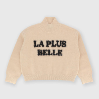 Maglioncino da bambina beige Maglioncino da bambina beige