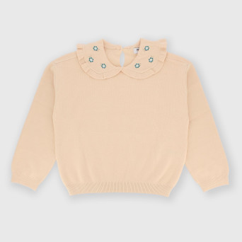 Jersey para niña beige Jersey para niña beige