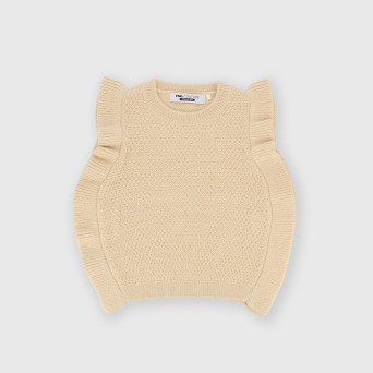 Chaleco para niña beige Chaleco para niña beige
