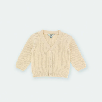 Jungen Strickjacke Beige Jungen Strickjacke Beige