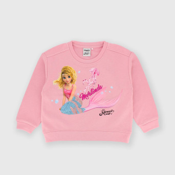 Camiseta con cuello redondo rosa Mermaid Magic™ Camiseta con cuello redondo rosa Mermaid Magic™